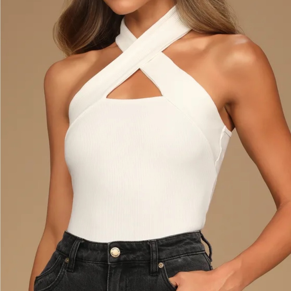 Ribbed Criss Cross top